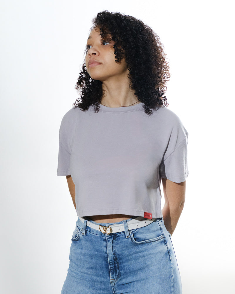 Womens Premium Crop Tee