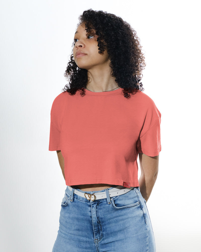 Womens Premium Crop Tee